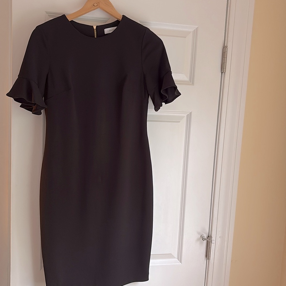 Calvin Klein Black Midi Dress